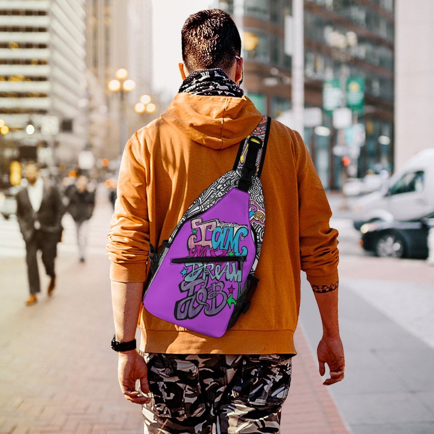 I Am MY Dream Job Sling Back Sack