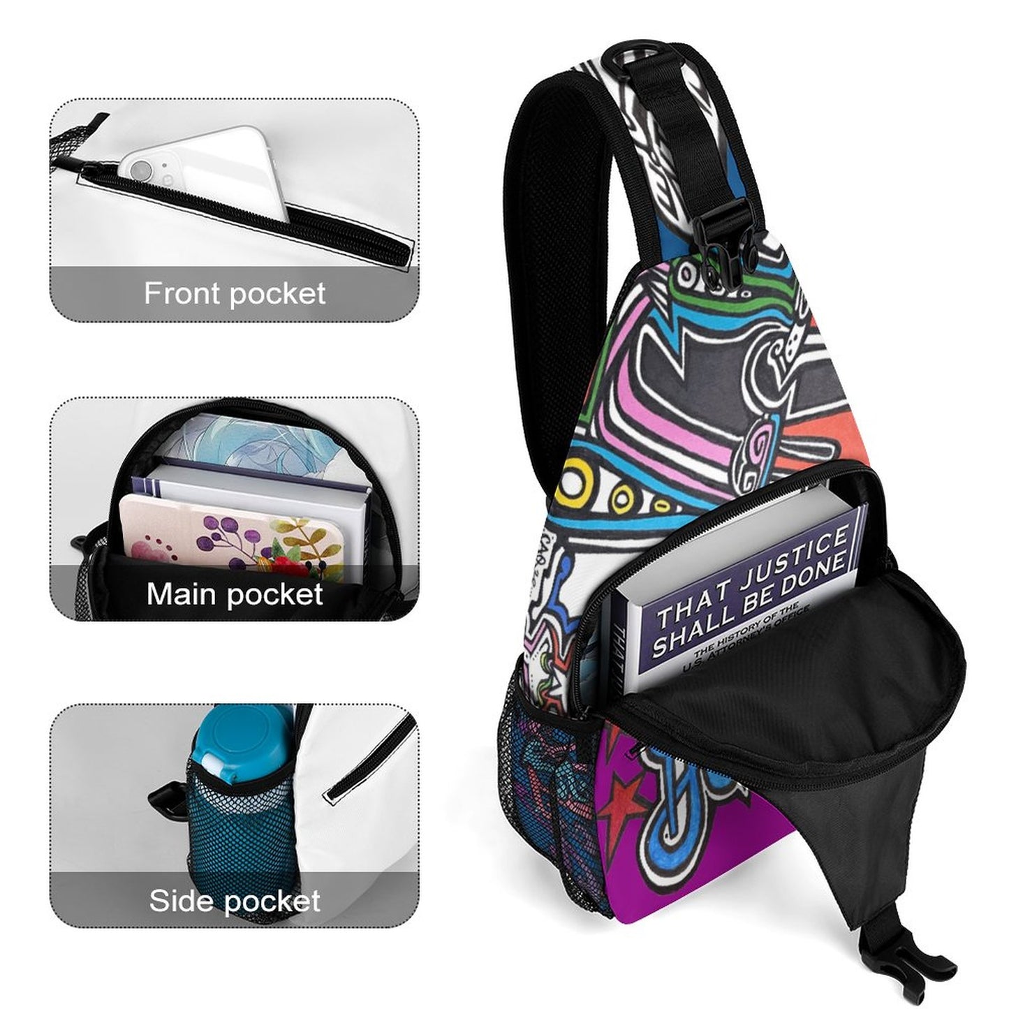 Give Up Giving Up! hone in on a purposed life and live with passion and creativity with this everyday reminder bag