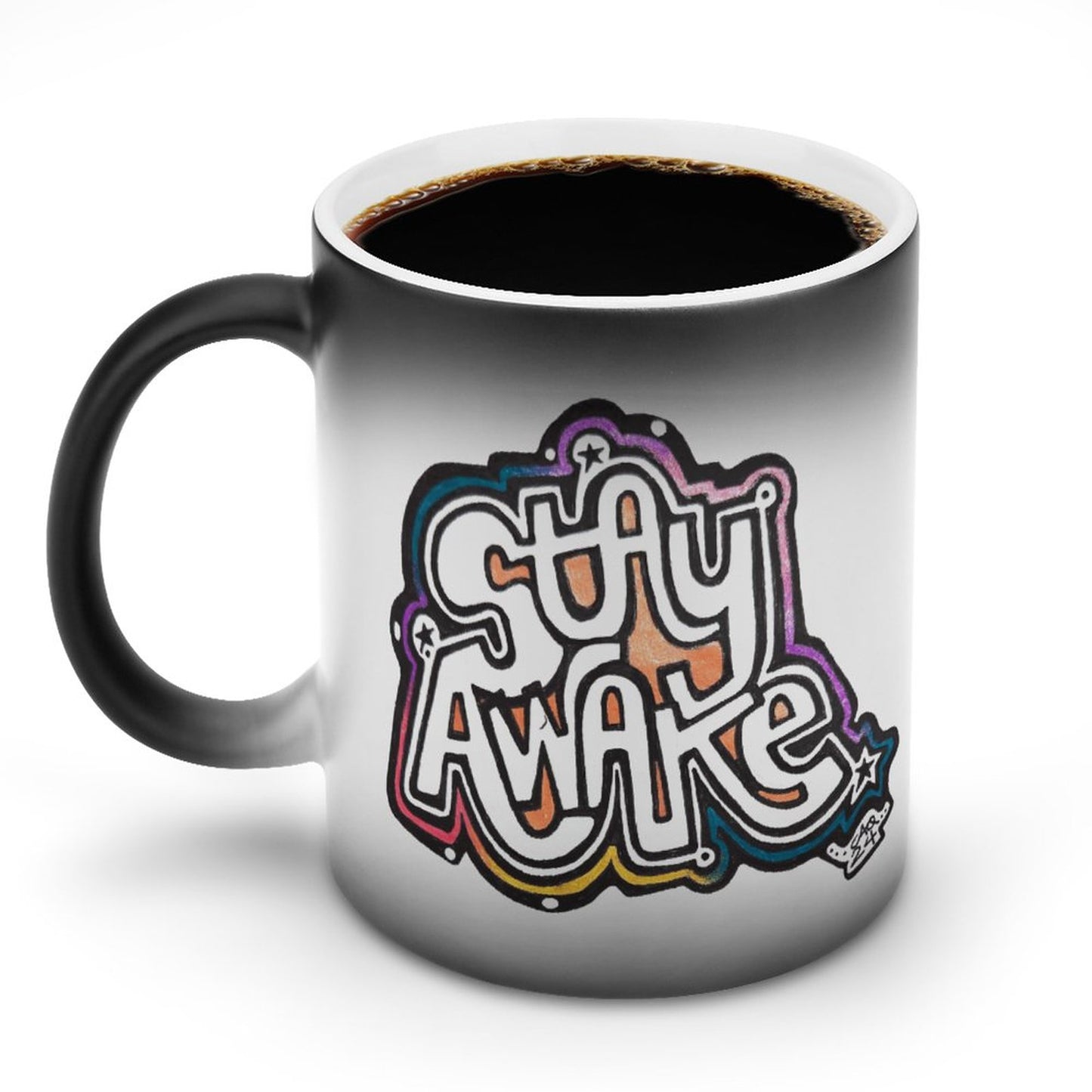 Stay Awake! Once your ther there is no falling back, only playing everywhere!!!
Color Change Mug