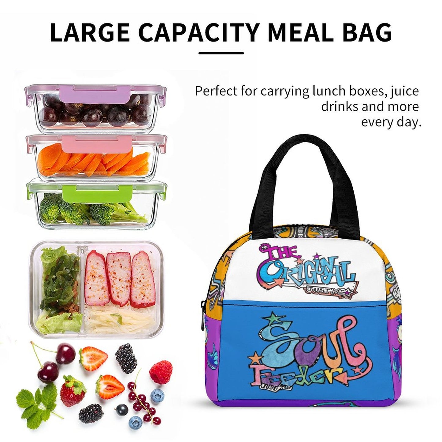 The Original Stoopid Good Food Meal Tote! Enjoy the soul feeding Stoopid Good Food any time any where!