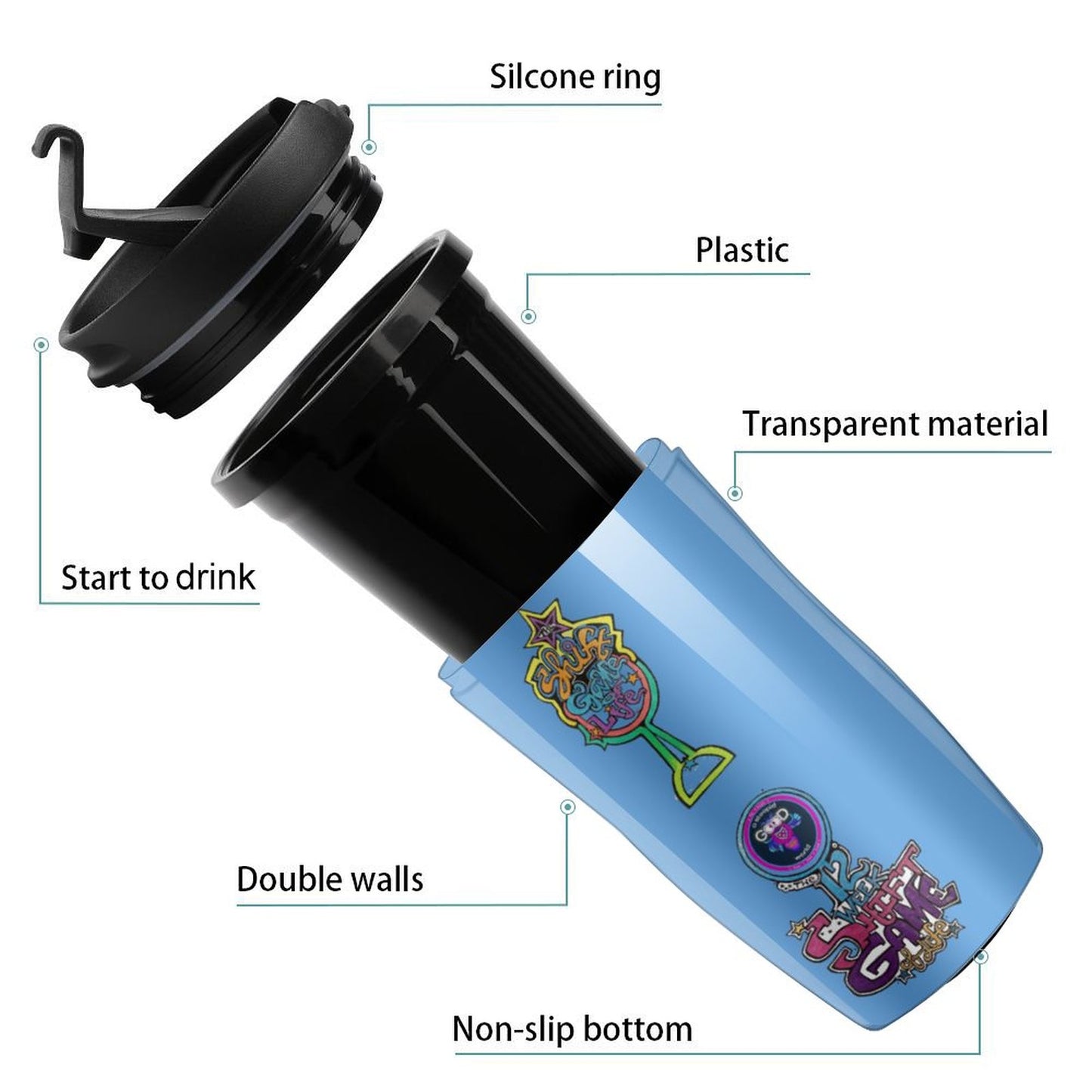 Let's Get Gutsy Grab N' Go! Cup