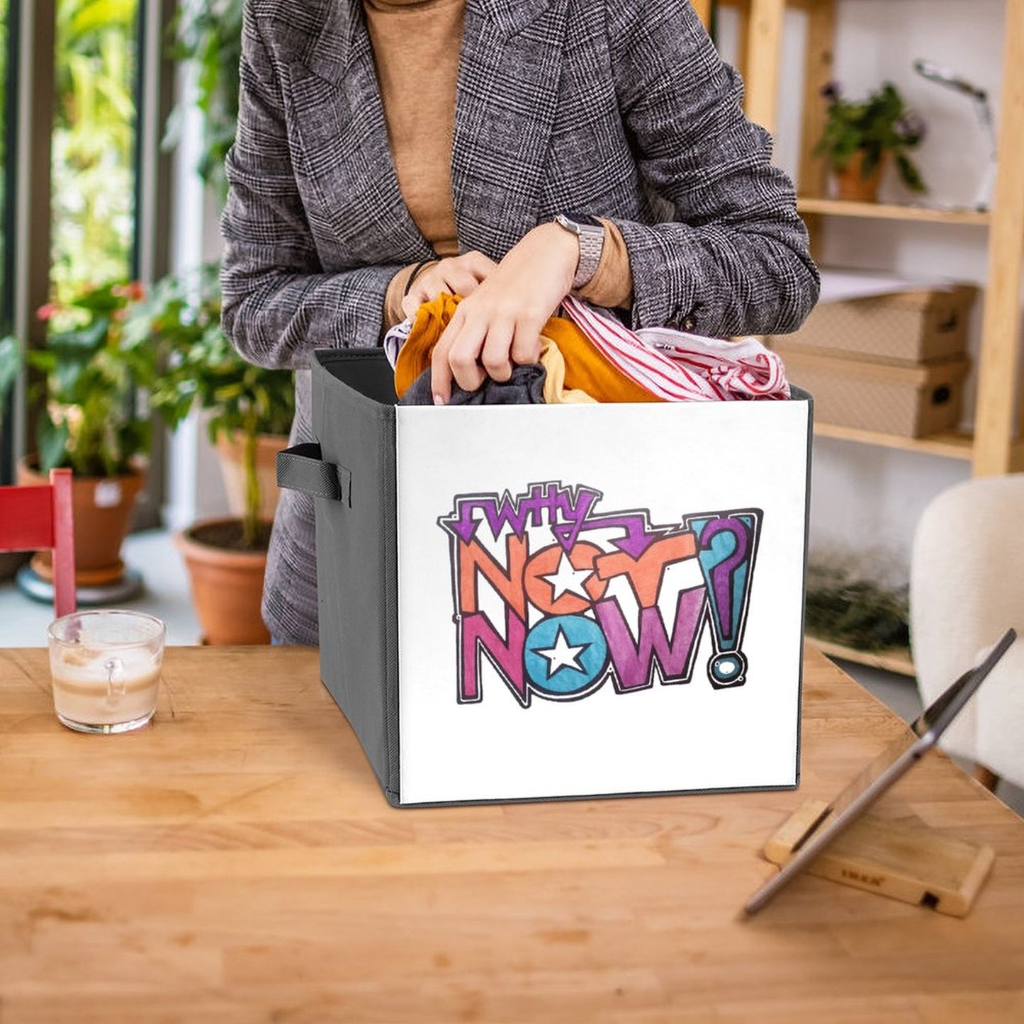Why Not Now? Folding Storage Bin