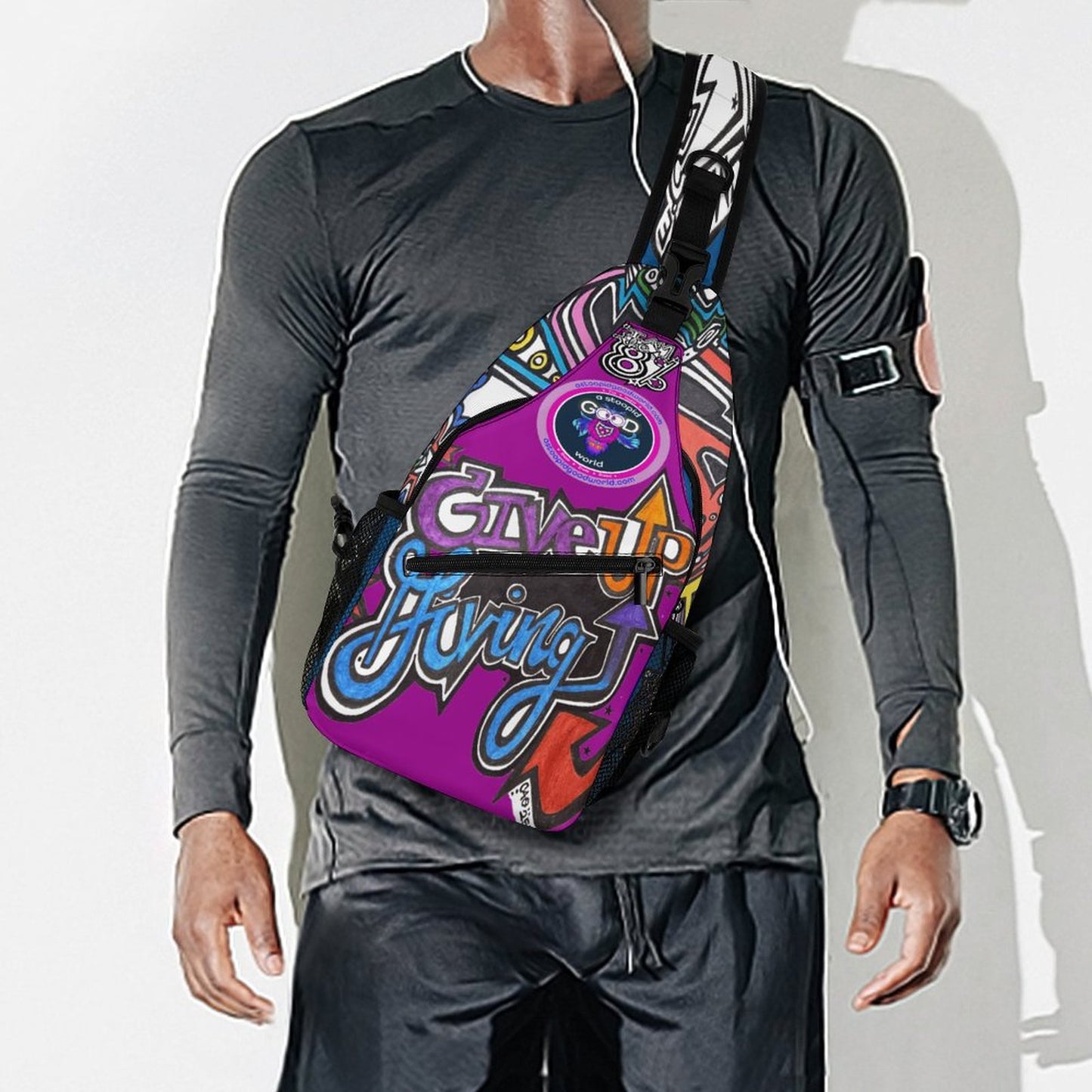 Give Up Giving Up!  hone in on a purposed life and live with passion and creativity with this everyday reminder bag