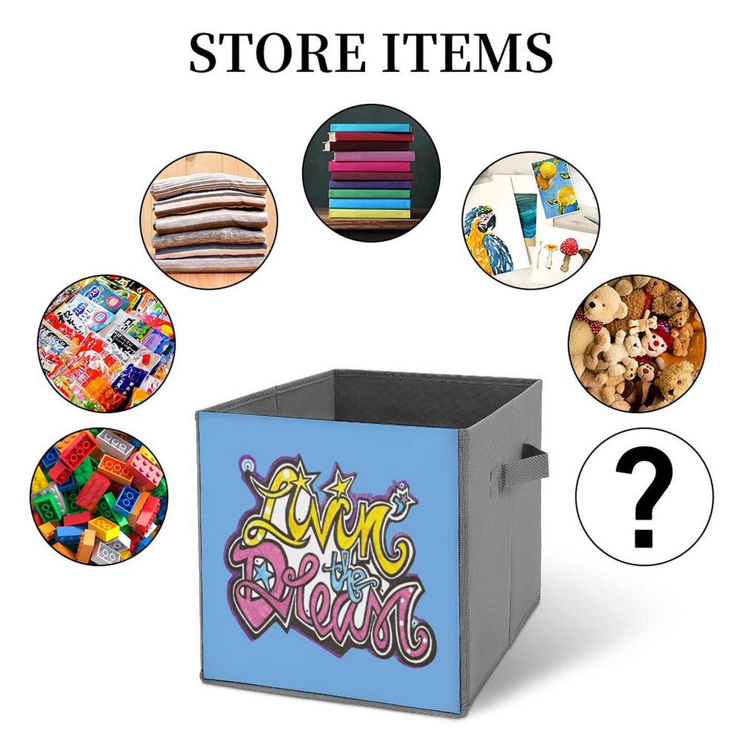 Living the Dream Folding Storage Bin