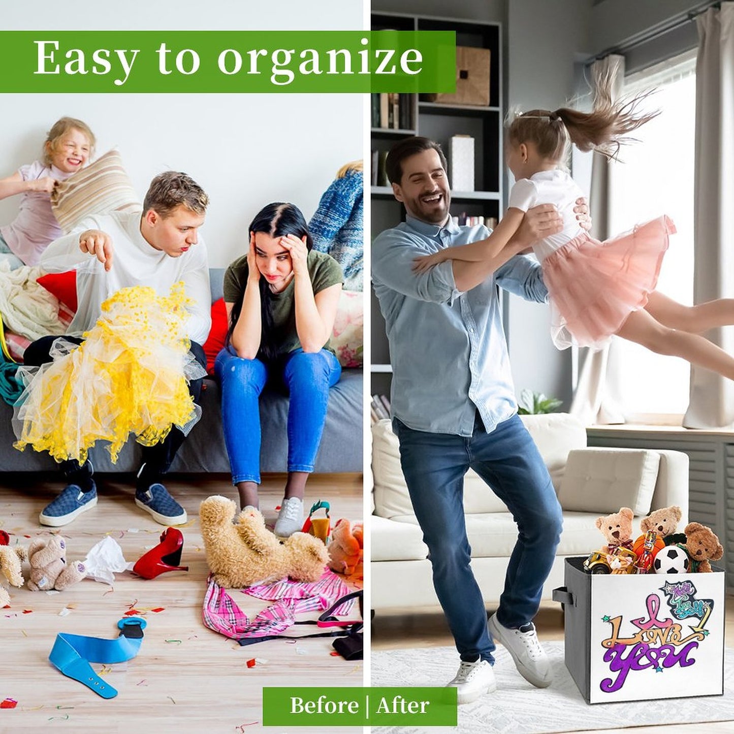 Note To Self.....I Love You! Folding Storage Bin