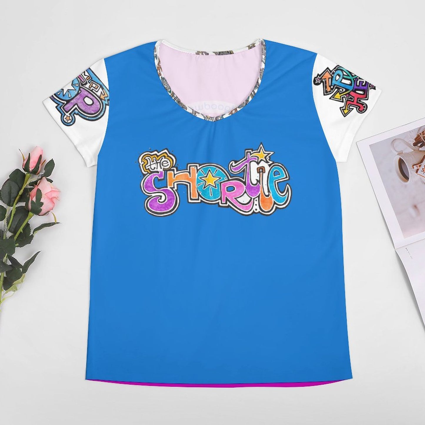 The Shortie Shirt- A light weight shirt to play and have fun while Shortie Training or just out walking biking or socializing! Click, Flip. Move & Switch your swag!