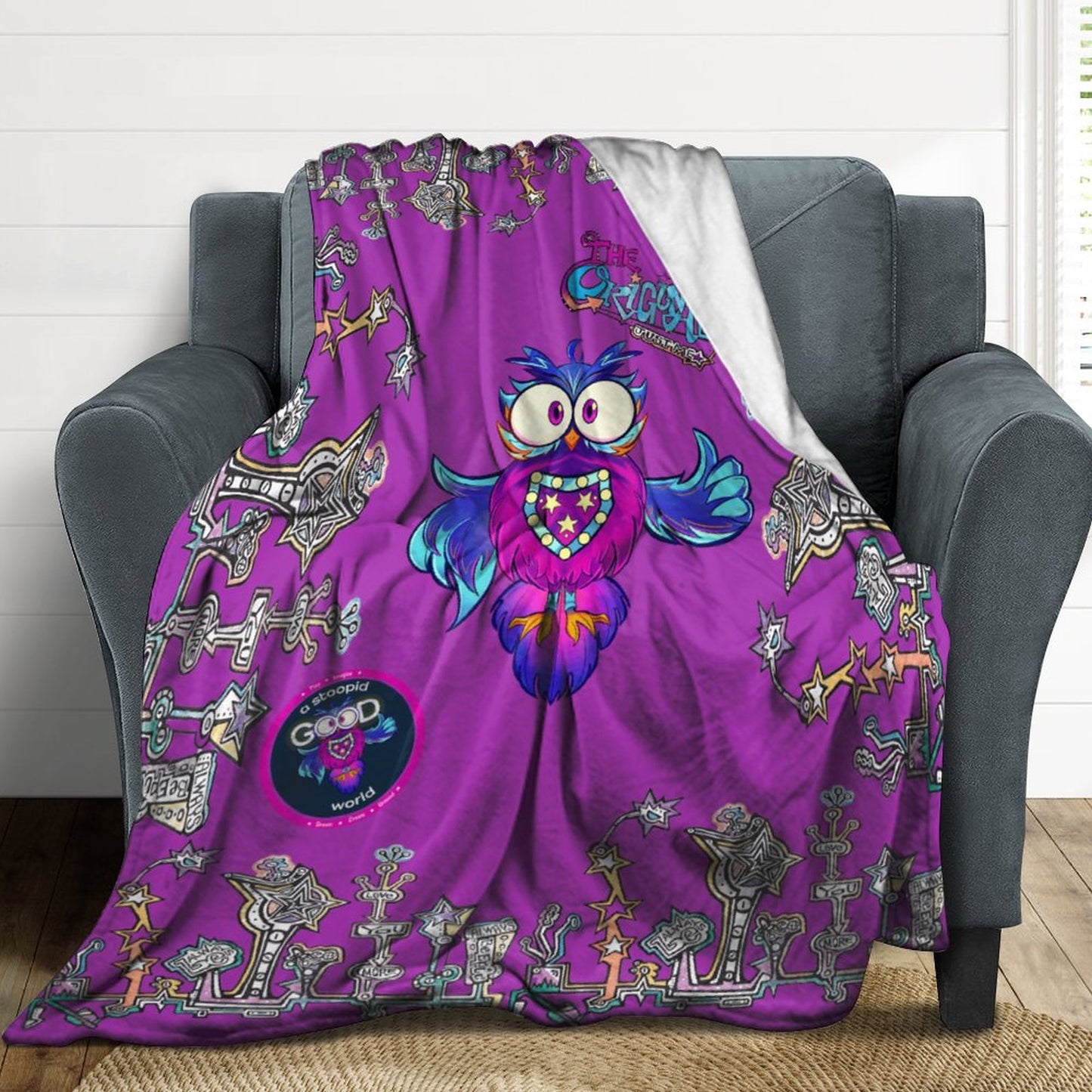 The limitless life blanket reminds you to love you more, always be epic and know that you can create a life of abundance on all levels when you follow the flow and trust your journey!