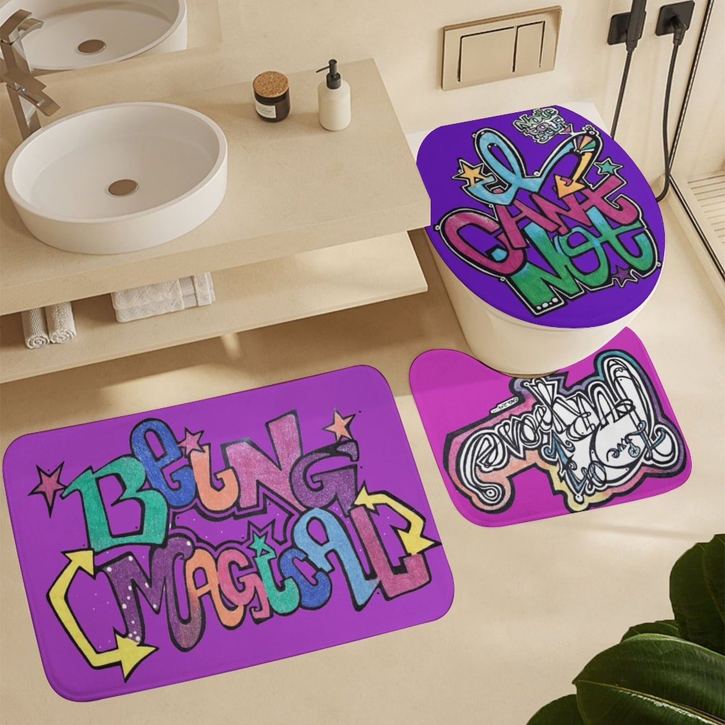 Be Inspired.....EVERYWHERE!!!! Free your mind, do what ya gotta do and remember how magical you are! (even in the restroom!)