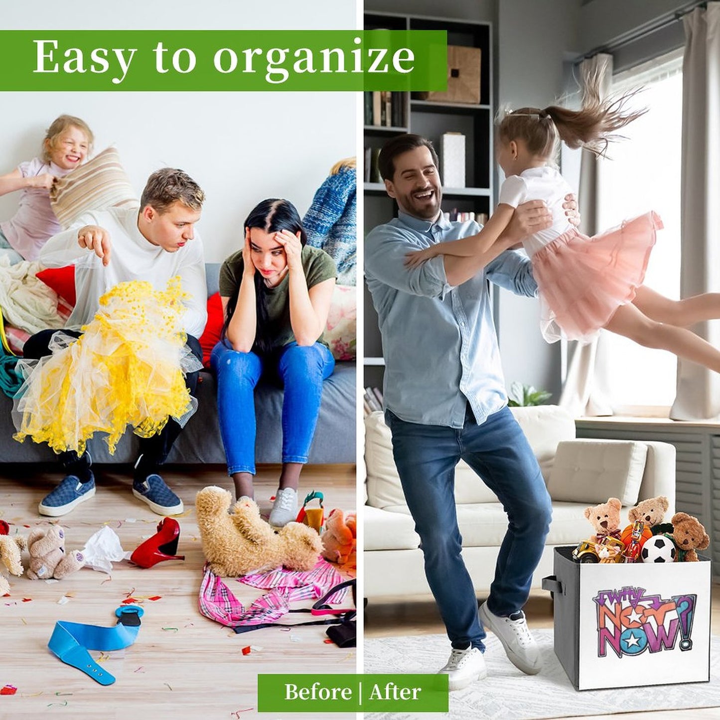 Why Not Now? Folding Storage Bin