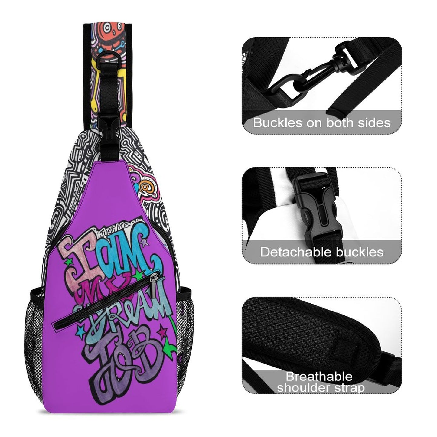 I Am MY Dream Job Sling Back Sack