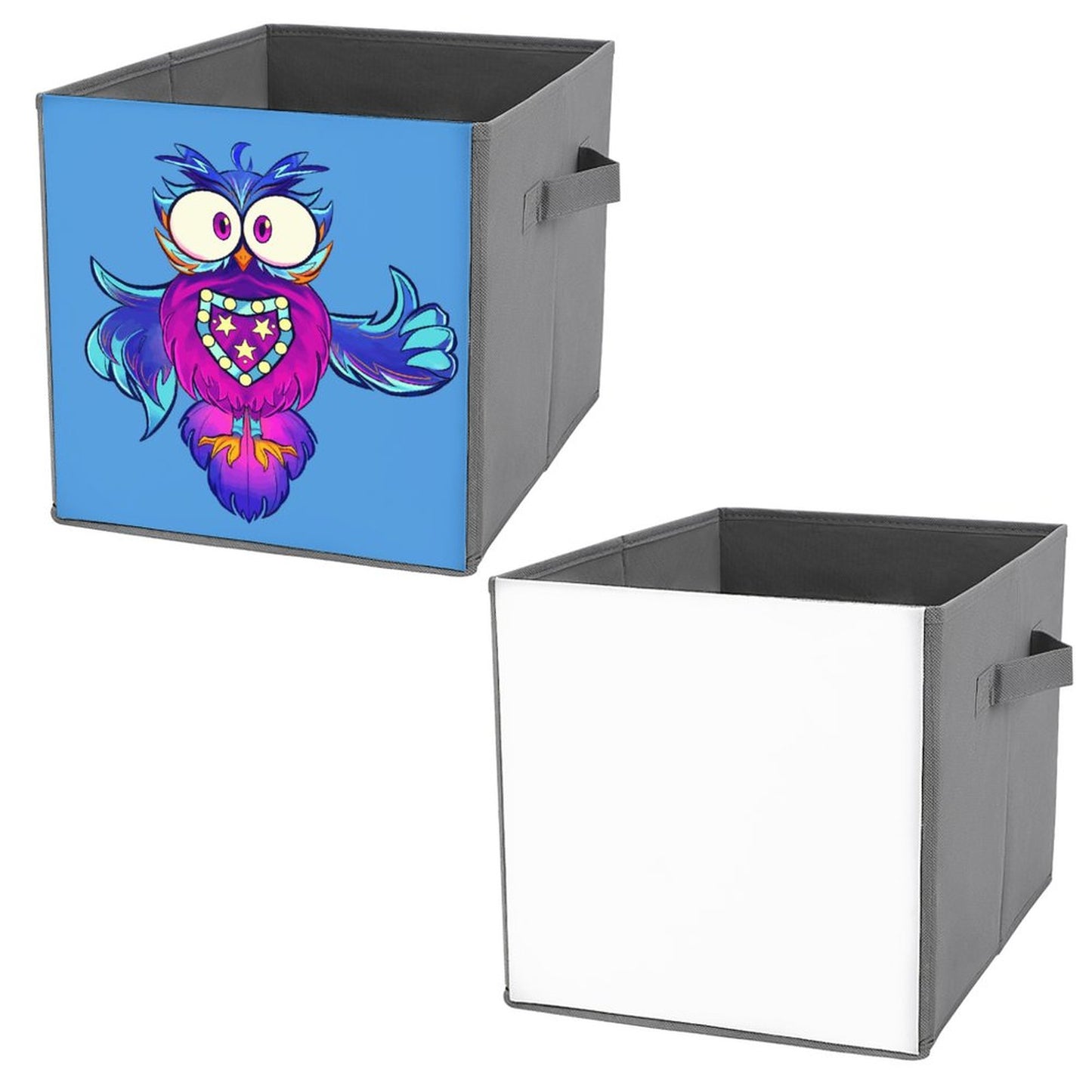 Keep it  Positive You got this Whoo! Folding Storage Bin