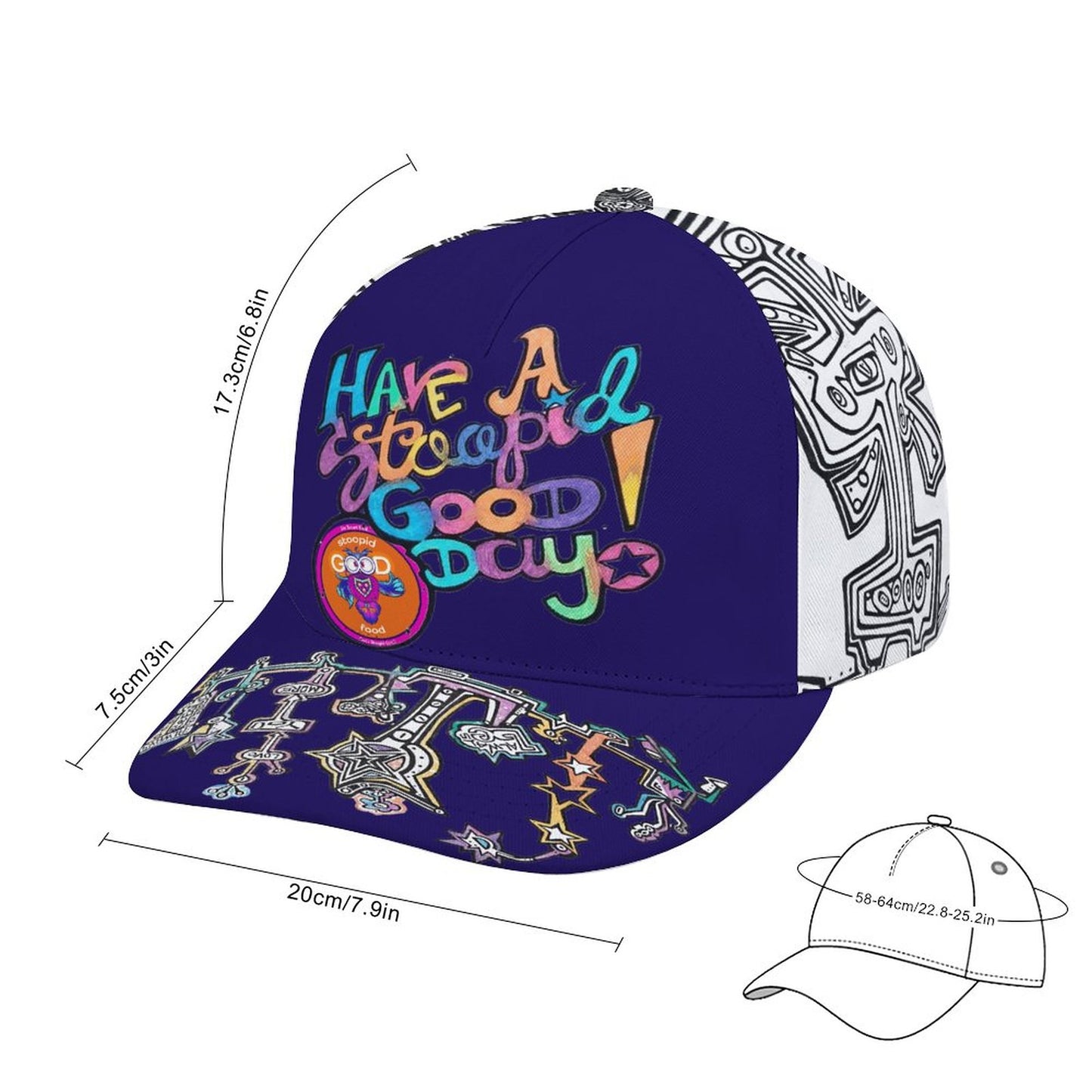 The colorful nature and abstractness of a Stoopid Good World are calling you to Have A Stoopid Good Day!