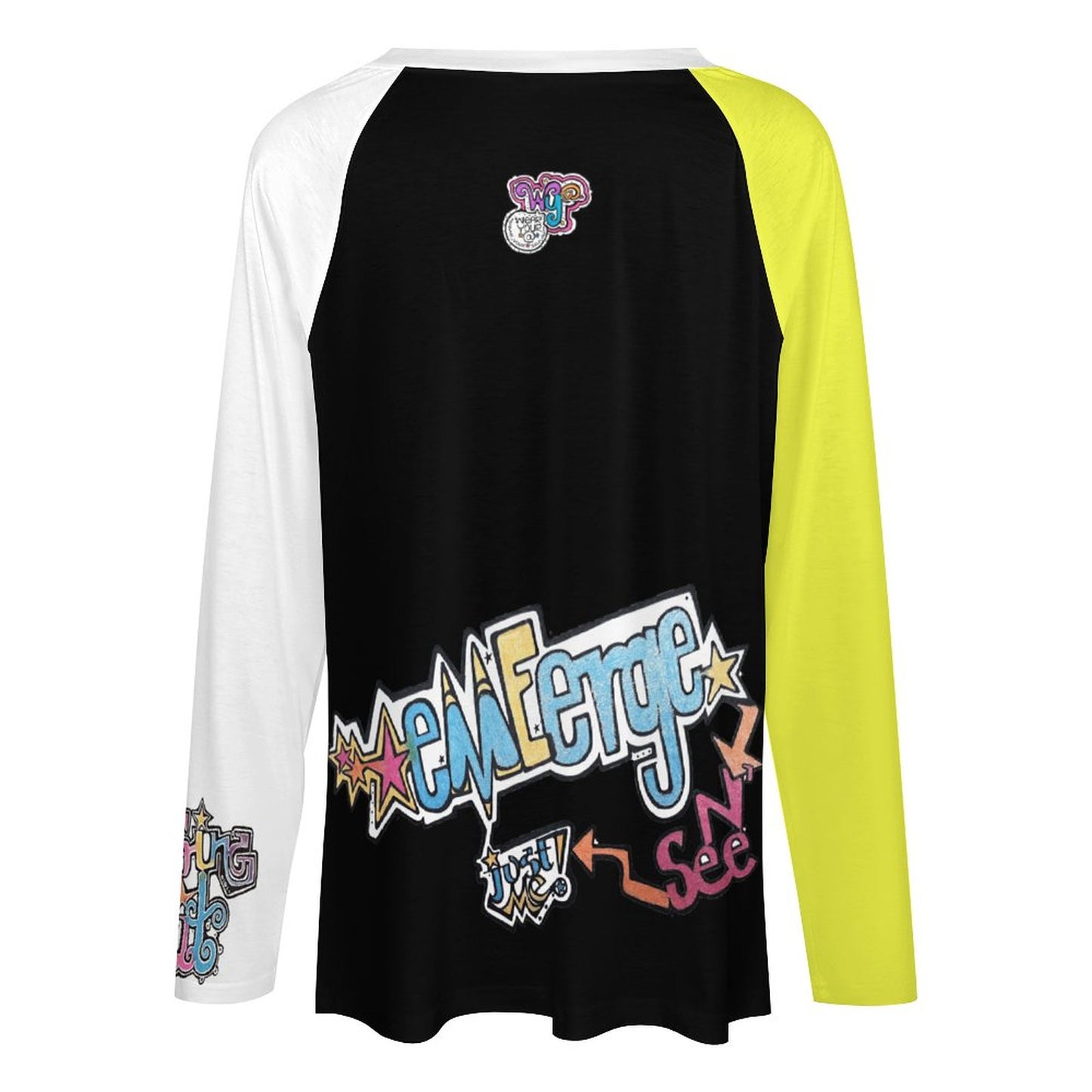 Own Your Genius, Or Someone Else Will! Time to Lose Wait and Emerge N' See How Genius you Can BE!!!!!!!
V-neck Loose Long Sleeve T-shirt TLREV2 (All-Over Printing)