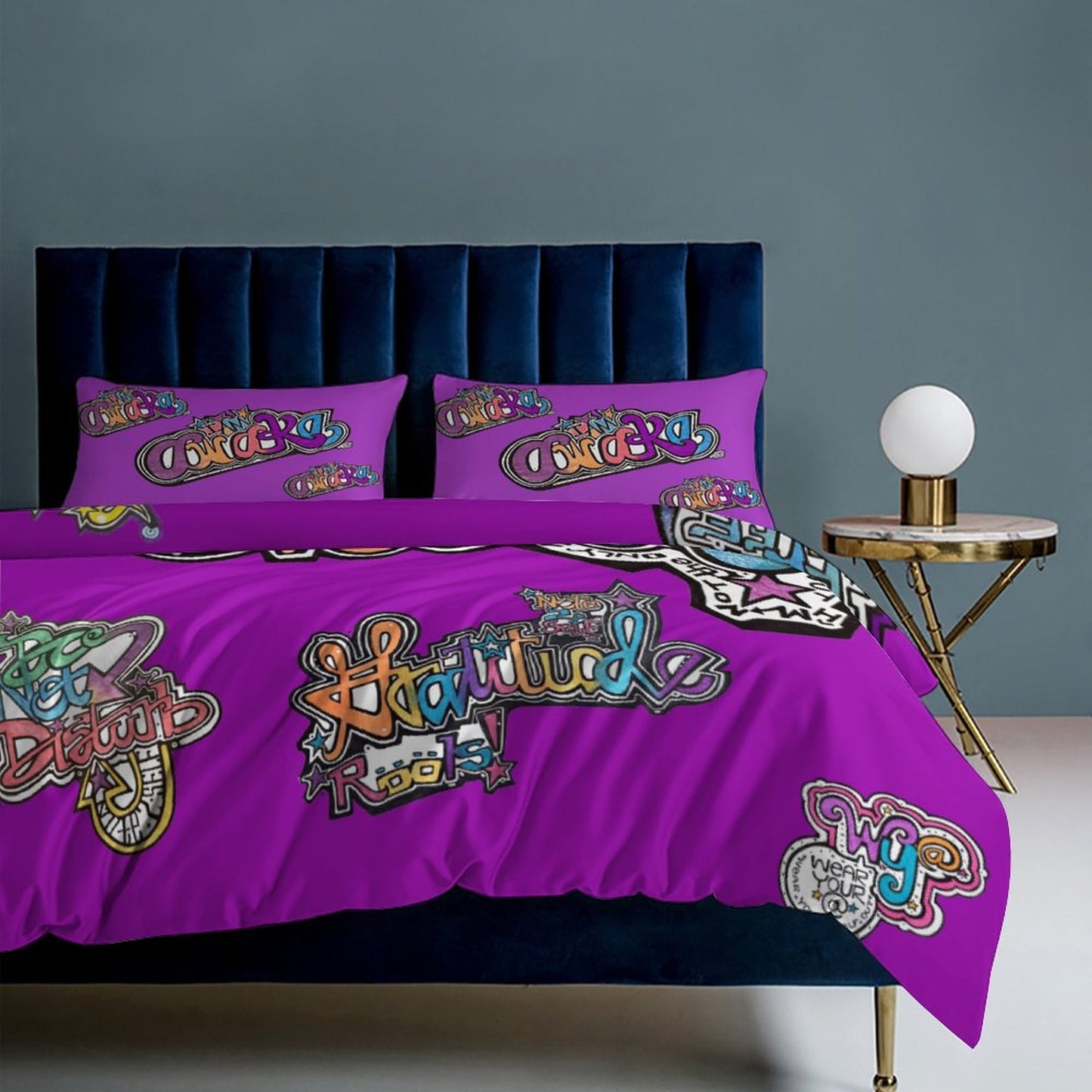 I Am Awake & Dreaming Affirmative Bedding Set