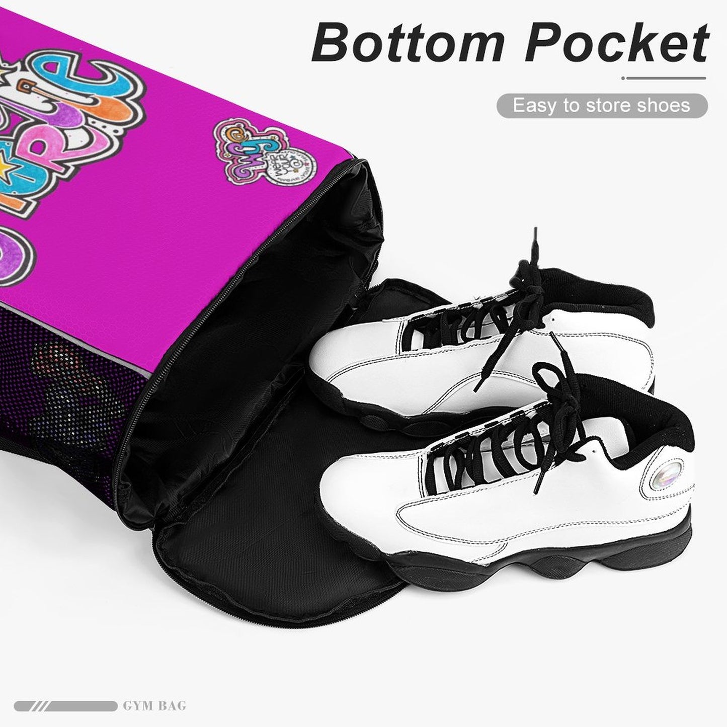 The Shortie & ROP Bag- keep all your parts safe, clean and ready to go into action! This Fun Bag has pockets for the handles and a roomy interior that will keep all your parts in one place!