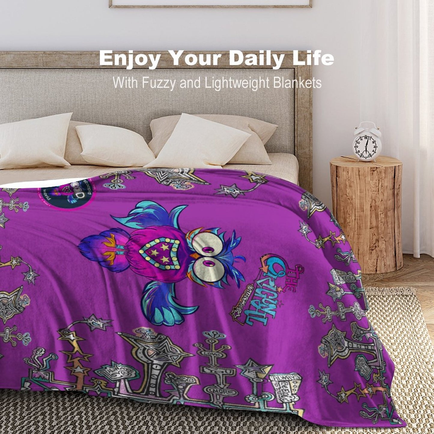 The limitless life blanket reminds you to love you more, always be epic and know that you can create a life of abundance on all levels when you follow the flow and trust your journey!