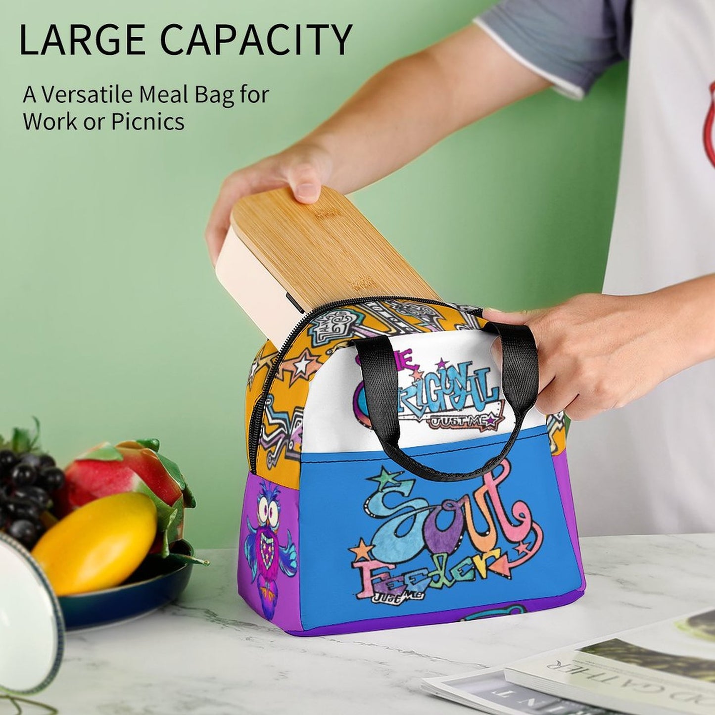 The Original Stoopid Good Food Meal Tote! Enjoy the soul feeding Stoopid Good Food any time any where!