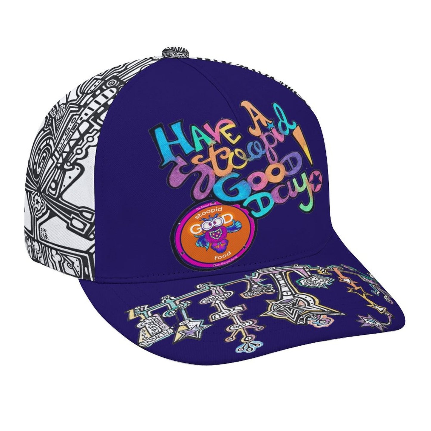 The colorful nature and abstractness of a Stoopid Good World are calling you to Have A Stoopid Good Day!