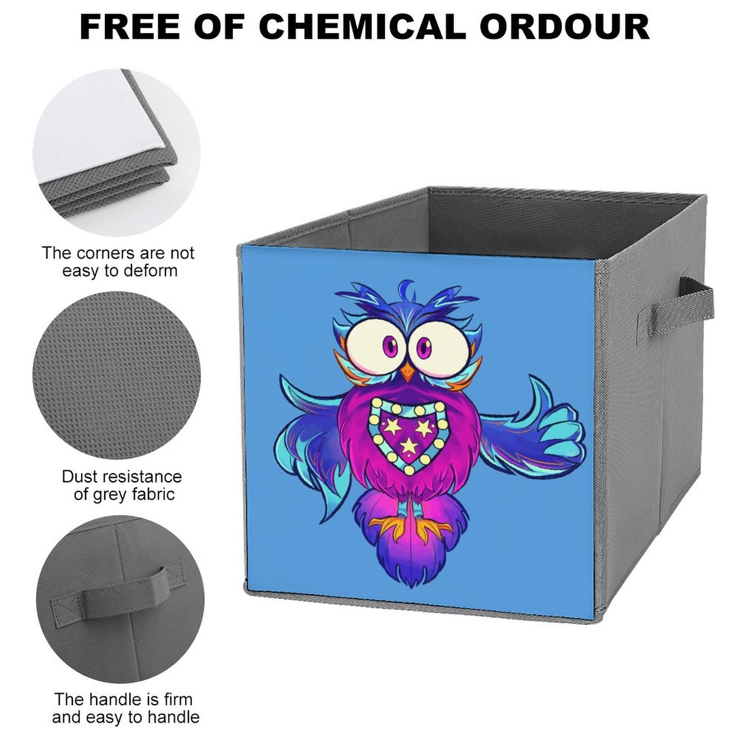 Keep it  Positive You got this Whoo! Folding Storage Bin