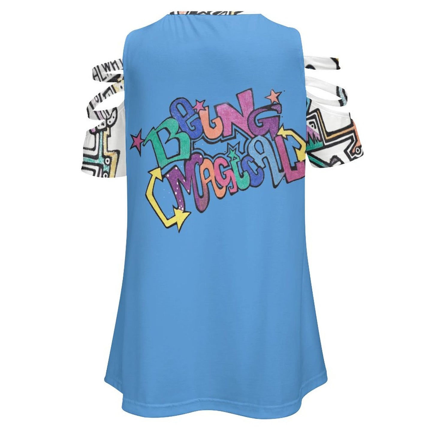 We are all The original Magical beings, being magical when we own our unique flair and purpose. A little abstract with a sassy zipper will help you feel like the magical being you are!