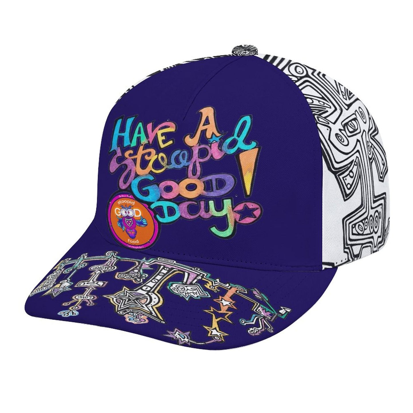 The colorful nature and abstractness of a Stoopid Good World are calling you to Have A Stoopid Good Day!