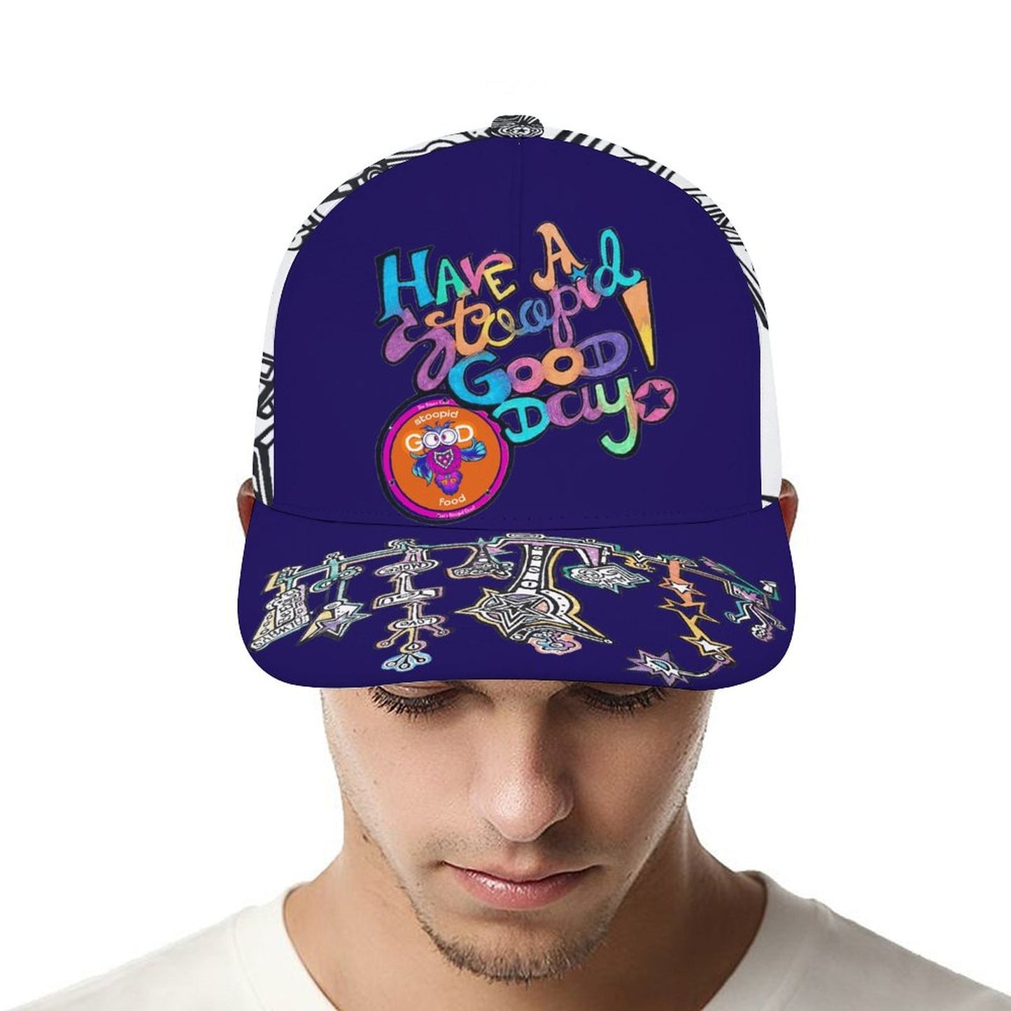 The colorful nature and abstractness of a Stoopid Good World are calling you to Have A Stoopid Good Day!